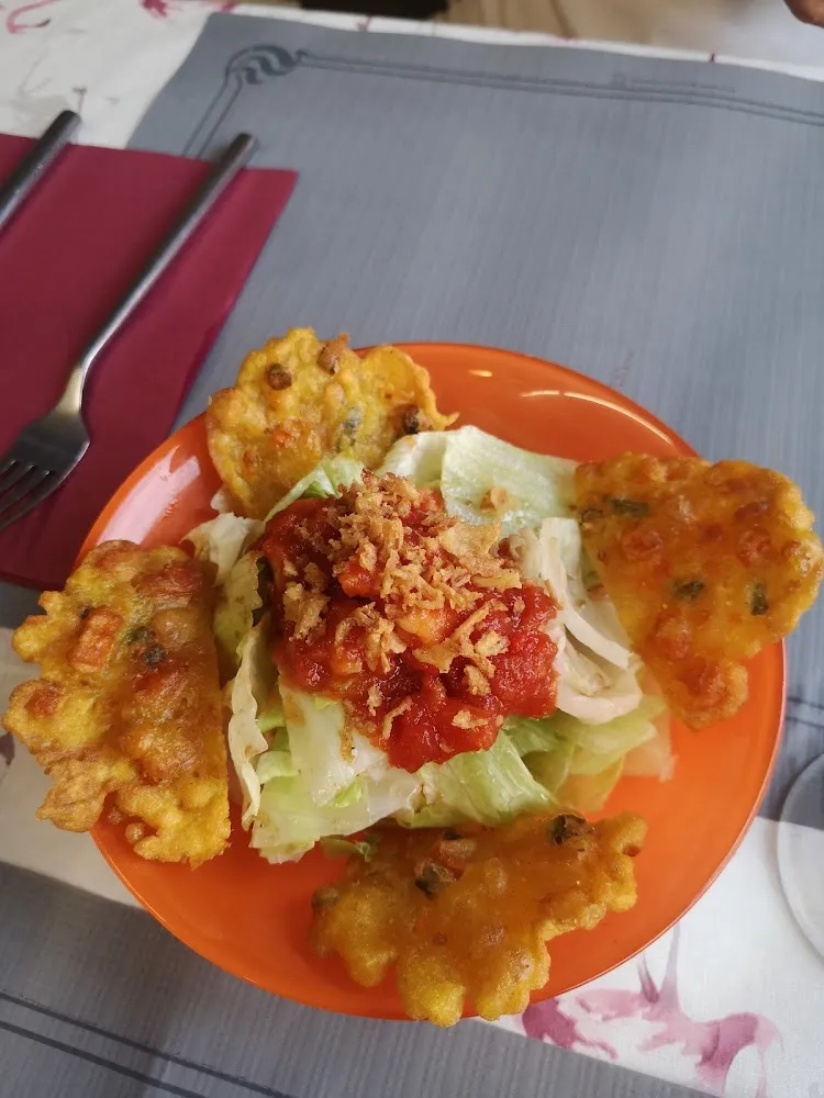Salade Asiatique Beignets de Légumes